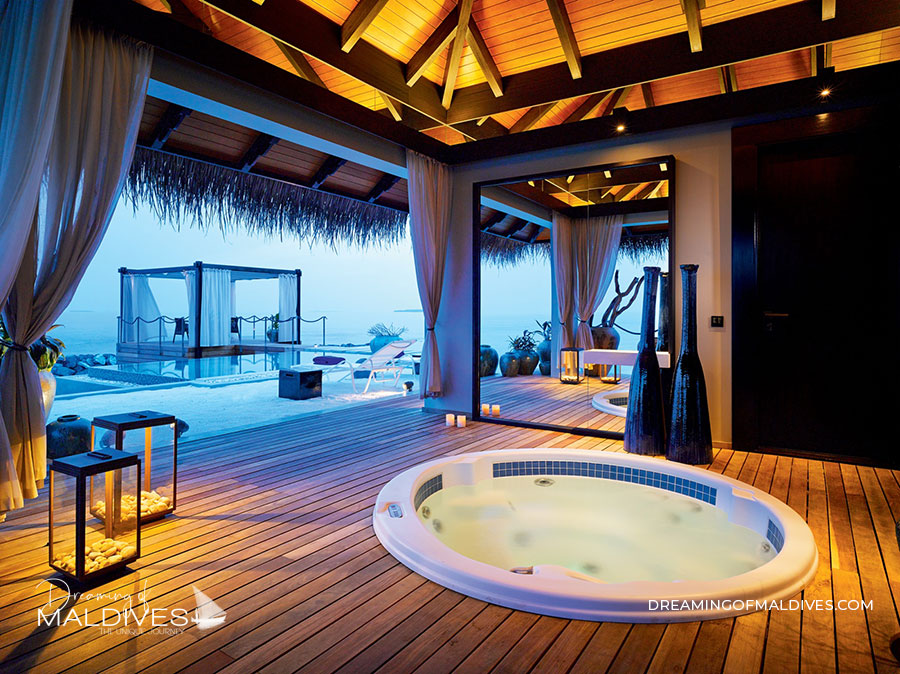 beautiful bathroom hotel maldives - velaa private island Romantic Pool Residence