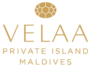 Velaa Private Island logo representing a turtle