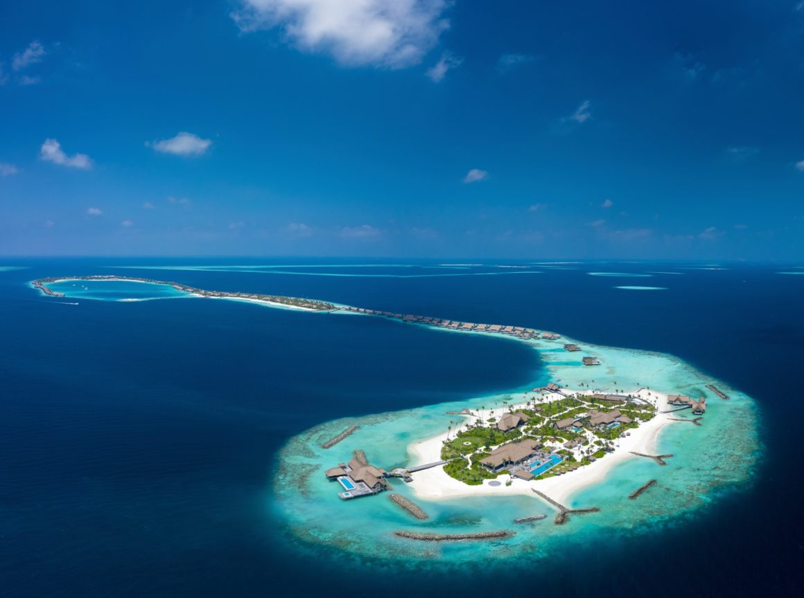Waldorf Astoria Maldives resort hotel where Sharika stayed