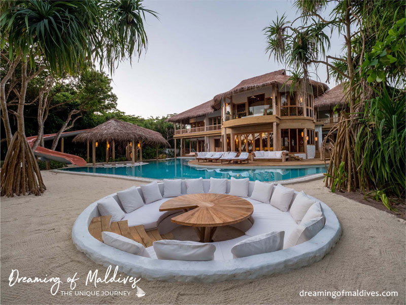 VILLA NUMBER 37 WITH WATER SLIDE AT SONEVA FUSHI