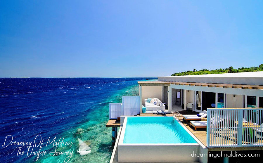 Water Villa with Pool at Shangri La's Villingili.