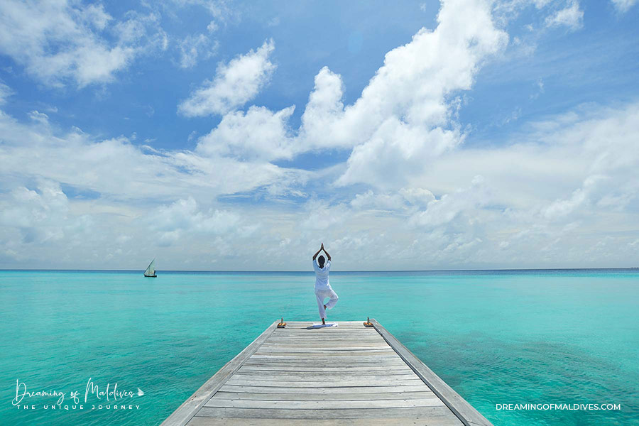 Yoga at Kuramathi Maldives