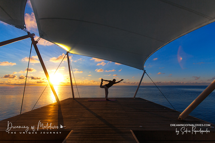 yoga at W Maldives Spa